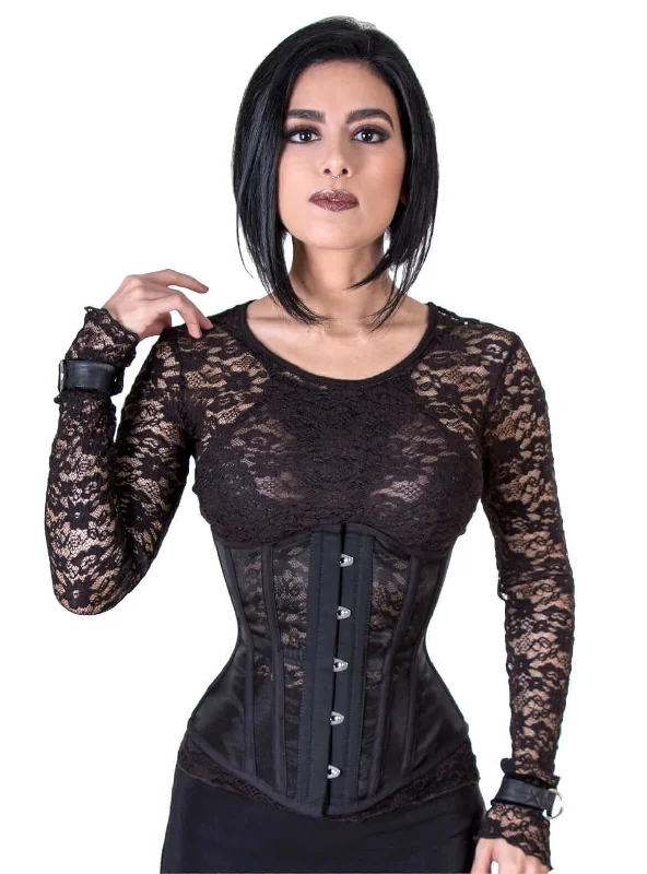 Black Mesh Corset