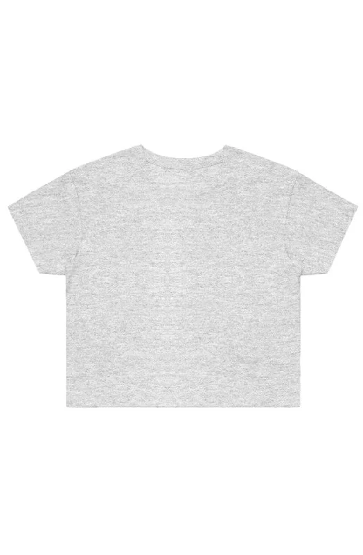 Crop Tee Home or Gym Clothes, grey