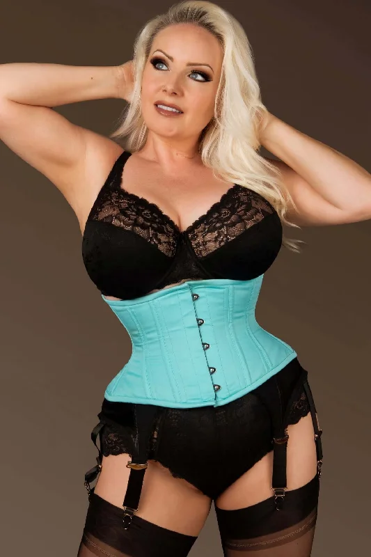 Plus Size Polly Hourglass Mint Waist Training Waspie Corset