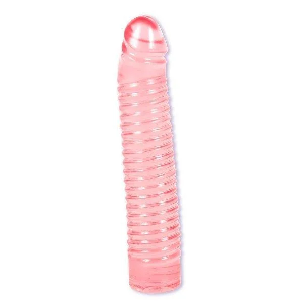 7 Inch Ribbed Jelly Cock