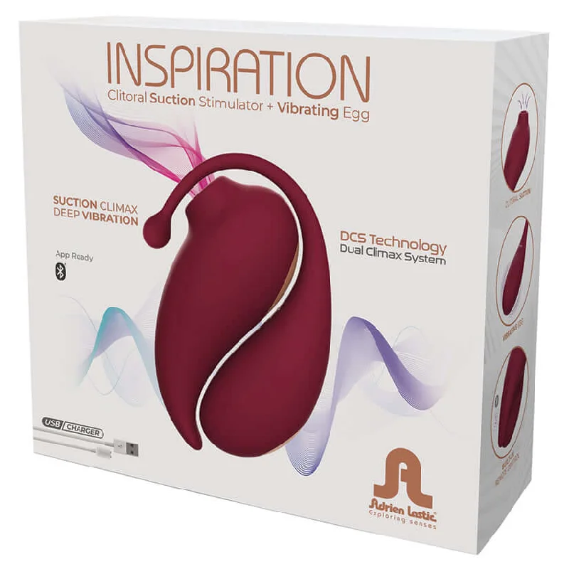 Adrien Lastic Inspiration – Dual Stimulator with Clitoral Suction & Vibrating Egg