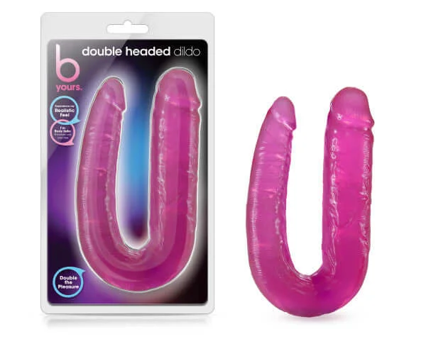 B Yours Double Headed Dildo Pink: Versatile and Pleasure-Packed