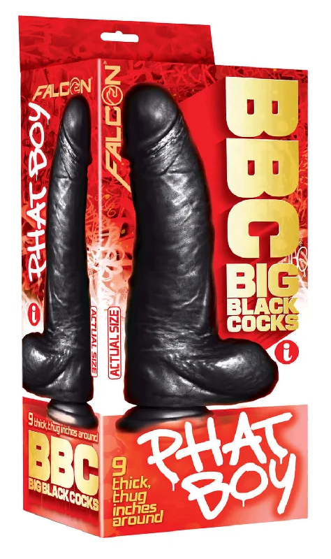 Falcon Big Black Cock Phat Boy 10" - The Ultimate Satisfaction