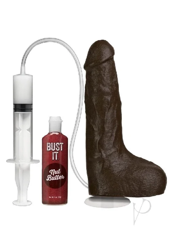 Bust It Realistic 8.5-Inch Ejaculating Dildo | Lifelike Squirting Pleasure with Nut Butter