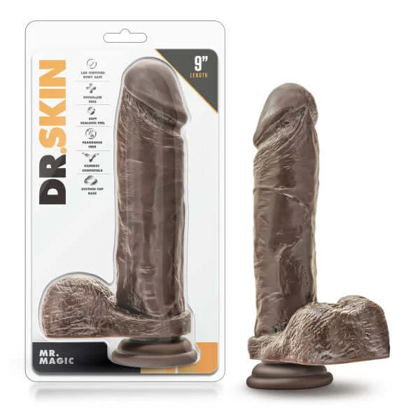 Introducing Mr. Magic 9 inches Dildo: Your Ultimate Realistic Pleasure Companion!