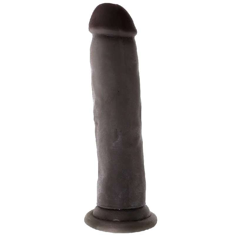 Dr. Skin Plus 9 Inch Thick Posable Dildo in Black