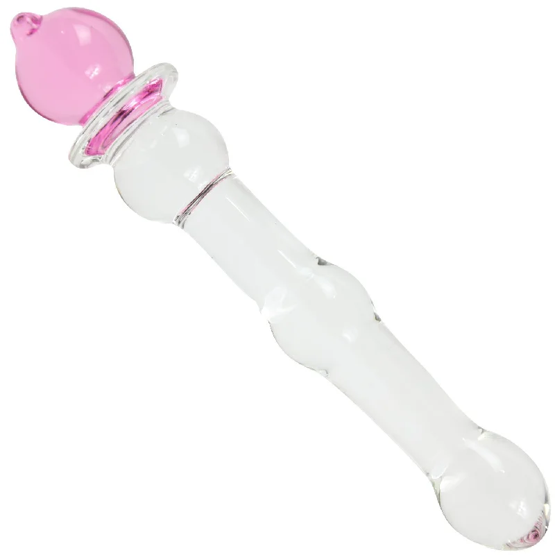 Beaded Glass Anal Slider - Have A G-Spot Or P-Spot Orgasm!