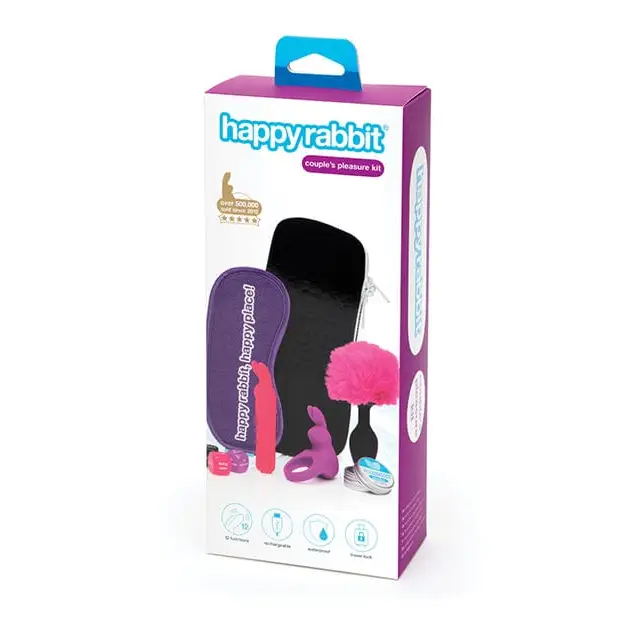 Happy Rabbit Couple's Pleasure Kit - Assorted Colors