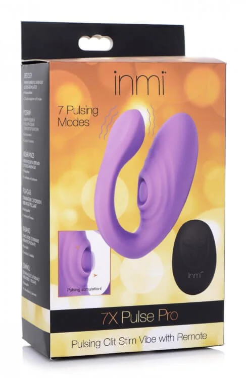 Inmi 7X Pulse Pro Pulsing Clit Stimulator Vibe – Your Path to Blended Orgasms!