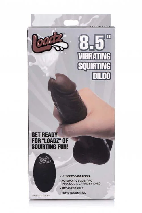 Loadz of Fun: 8.5 inches Vibrating Squirting Dildo for Ultimate Pleasure