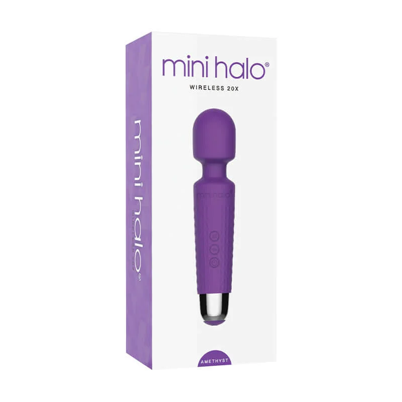 Shibari Mini Halo Amethyst Wand Massager Rechargeable