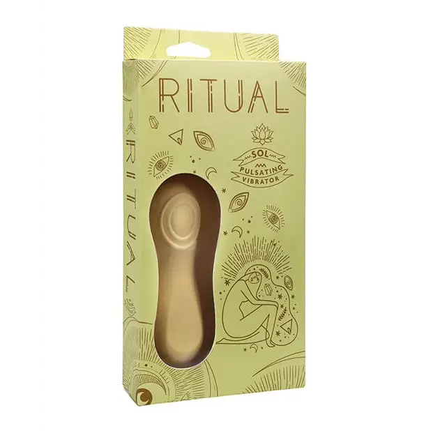 Ritual Sol Rechargeable Silicone Pulsating Vibe - Yellow