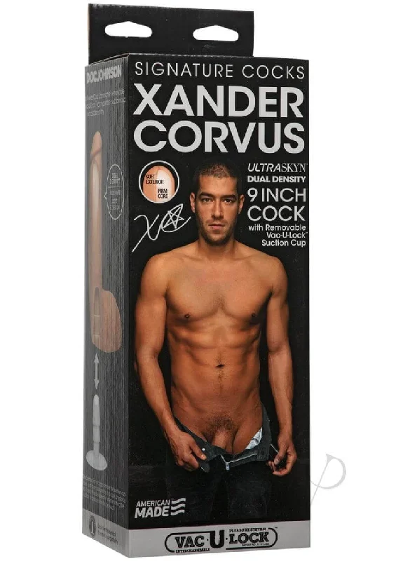 Xander Corvus Signature Ultraskyn 9" Dildo - Authentic Award-Winning Star Replica