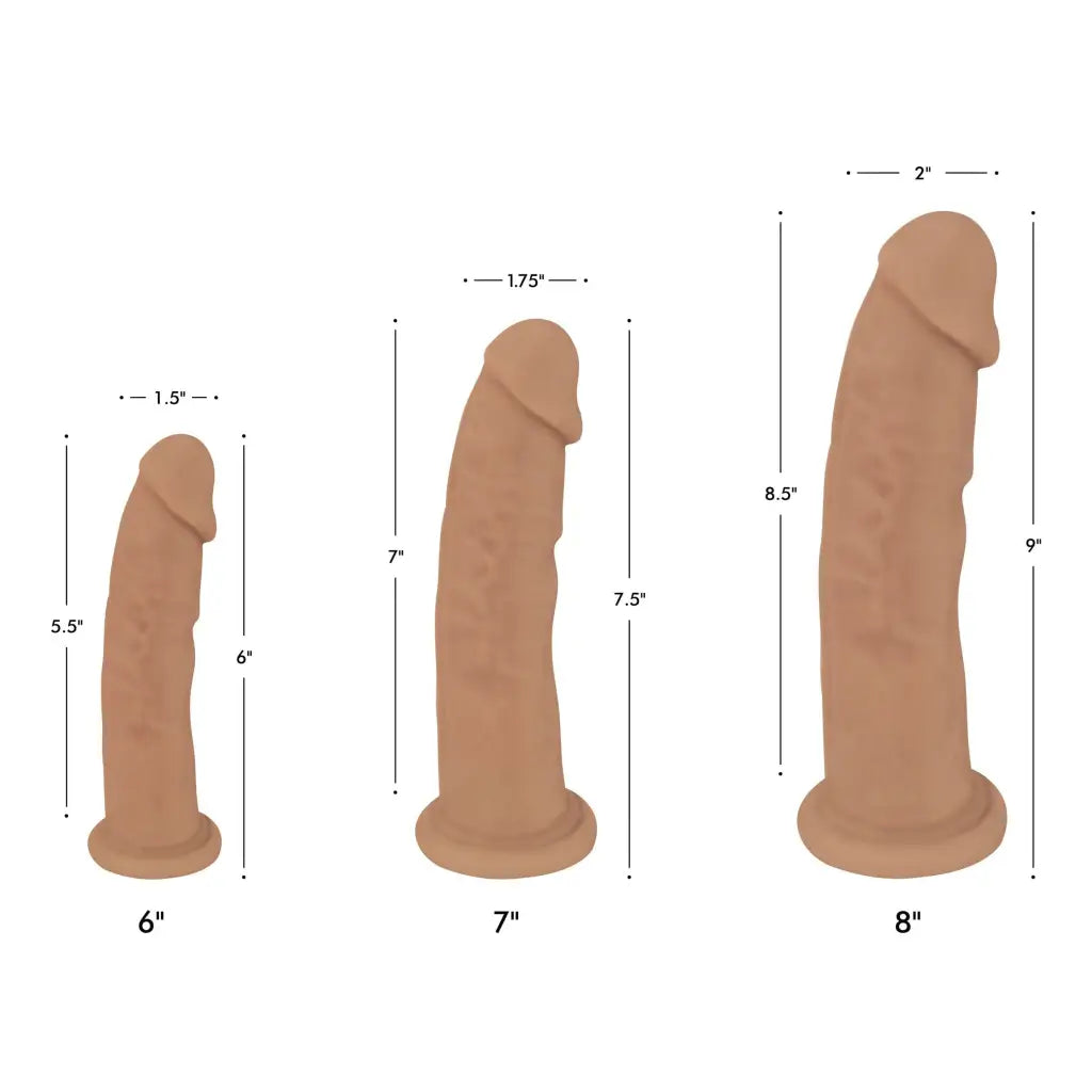 Silexpan Hypoallergenic Silicone Dildo