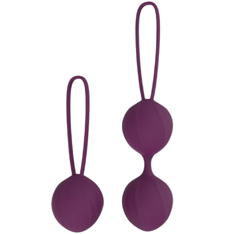 Weighted Silicone Kegel Exercise Trainer Set - Enhance Foreplay & Oral Sex!