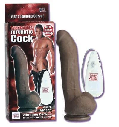 Tyler Knight's Futurotic Cock - 7" Realistic Vibrating Dong | Life-Like Feel, Curved Design