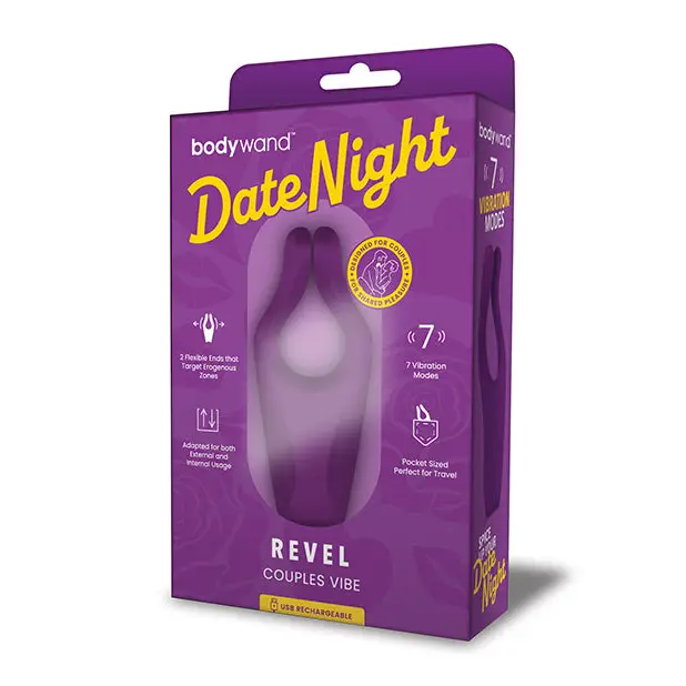 Xgen Bodywand Date Night Revel Couples Vibe - Purple