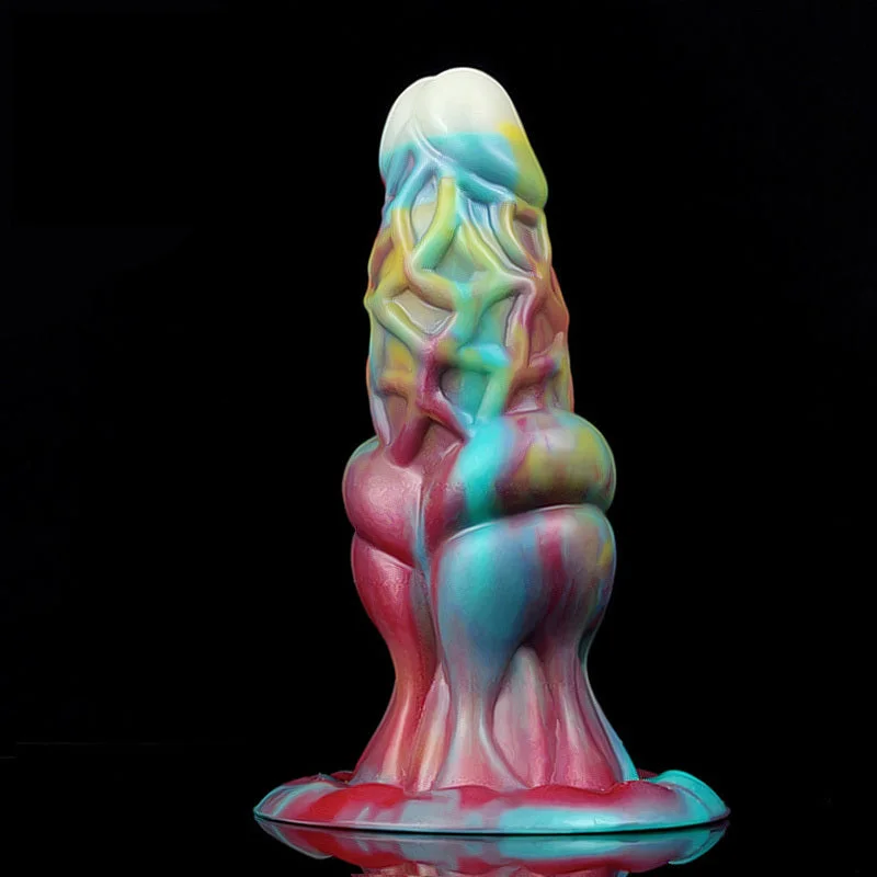 Liquid Silicone Realistic Alien Shape Luminous Dildo