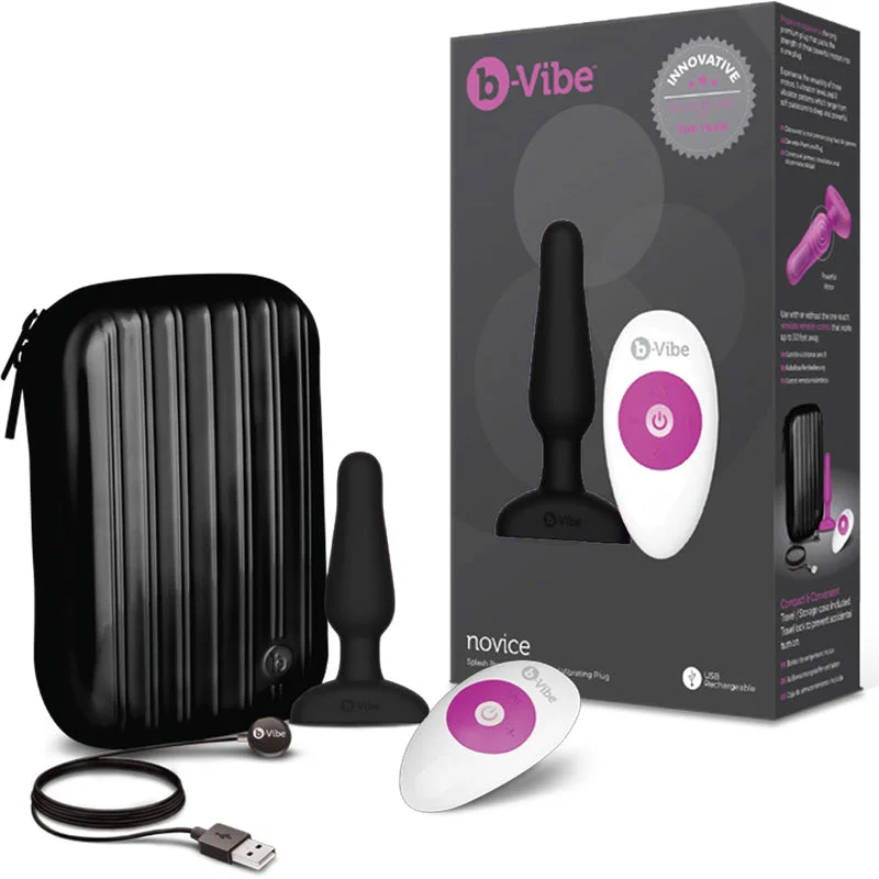 B-Vibe Novice Plug - Black