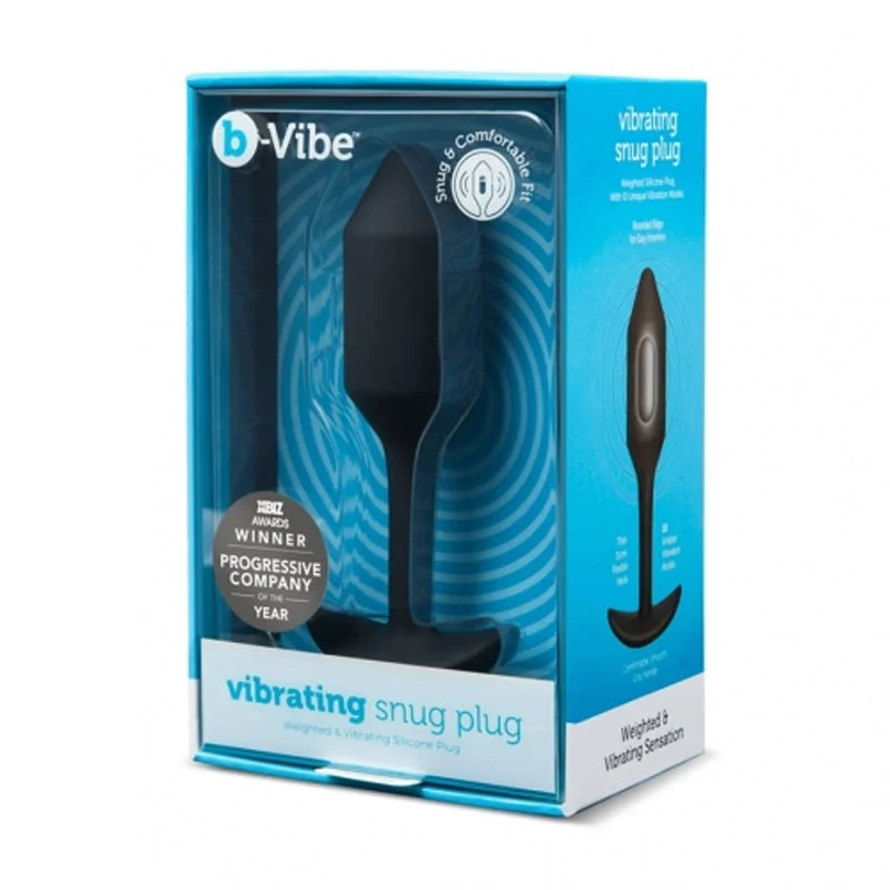 B-Vibe Vibrating Snug Plug 4 (XL) - Black