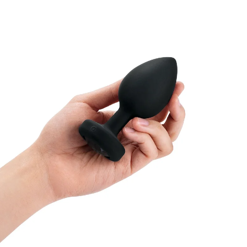 B-Vibe Vibrating Jewel Plug 2XL - Black