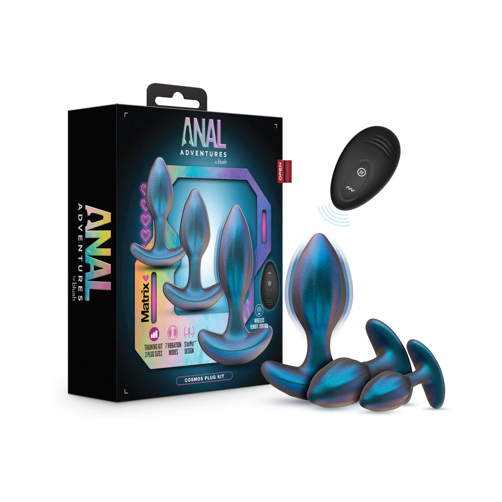 Blush Anal Adventures Matrix Cosmos Plug Kit Lunar