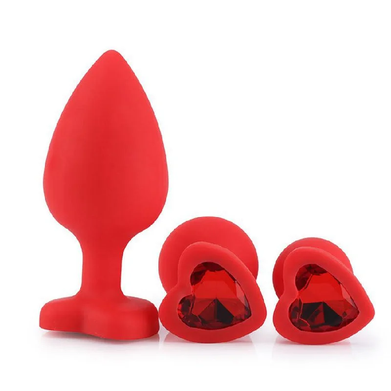 Heart Shape Silicone Butt Plug