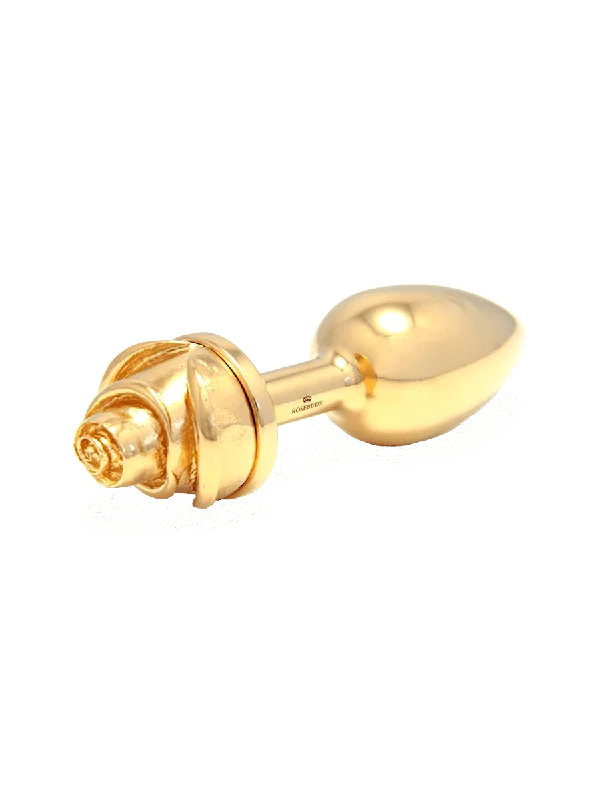 Julian Snelling Rosebud Gold Rose Anal Plug