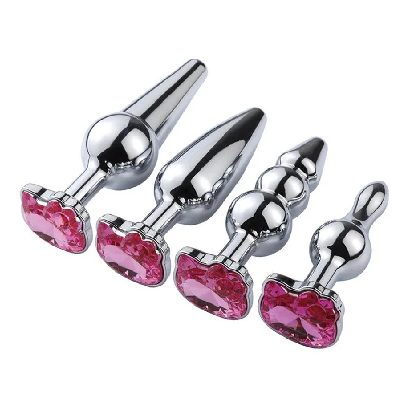 Metal Jewel Anal Butt Plug Toy