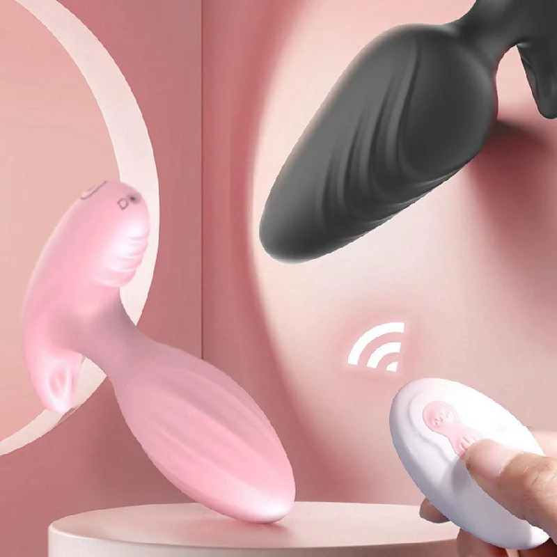 Remote Control Vibrating Butt Plug for Anal Game