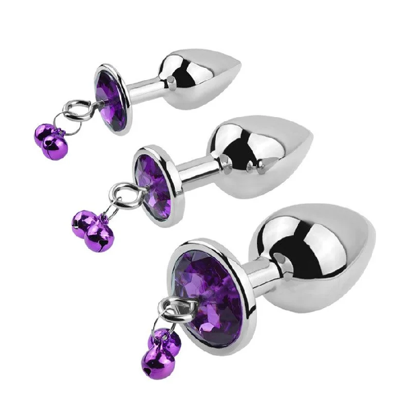 Stainless Steel Metal Butt Plugs with Bell