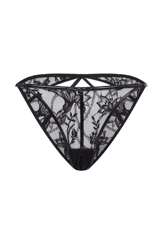 Alyss Knicker Ouvert (Black)