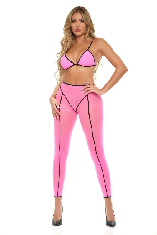 Double Vision 2pc Bra Set - Pink