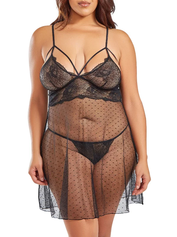 Women's Everly Plus Size Babydoll Lingerie