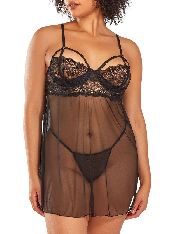 Women's Lea Plus Size Babydoll Lingerie