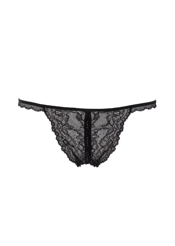 Le Petit Secret Openable Naked Panty (Black)