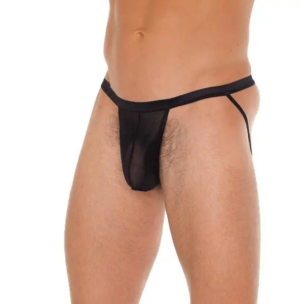 Rimba Sexy Black Pouch with Jockstraps for Men