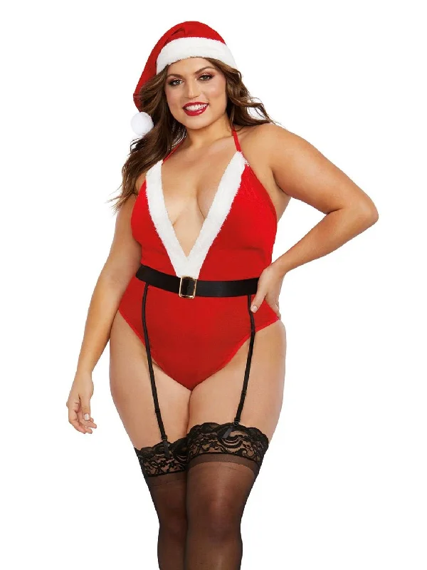 Santa North Pole Hottie Christmas Lingerie Plus Size